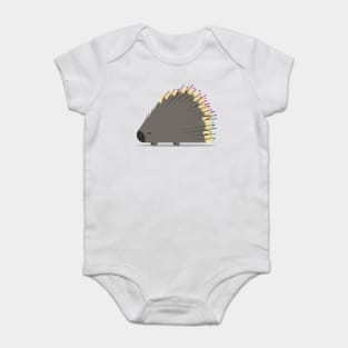 Porcupencil - Kids Porcupine Rainbow Baby Bodysuit